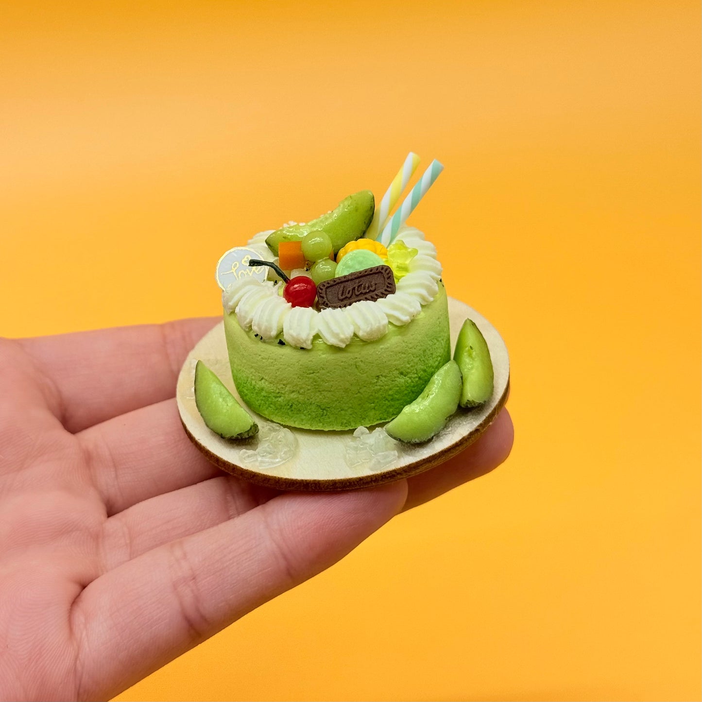 Plateau Miniature Décoratif – Thème Melon