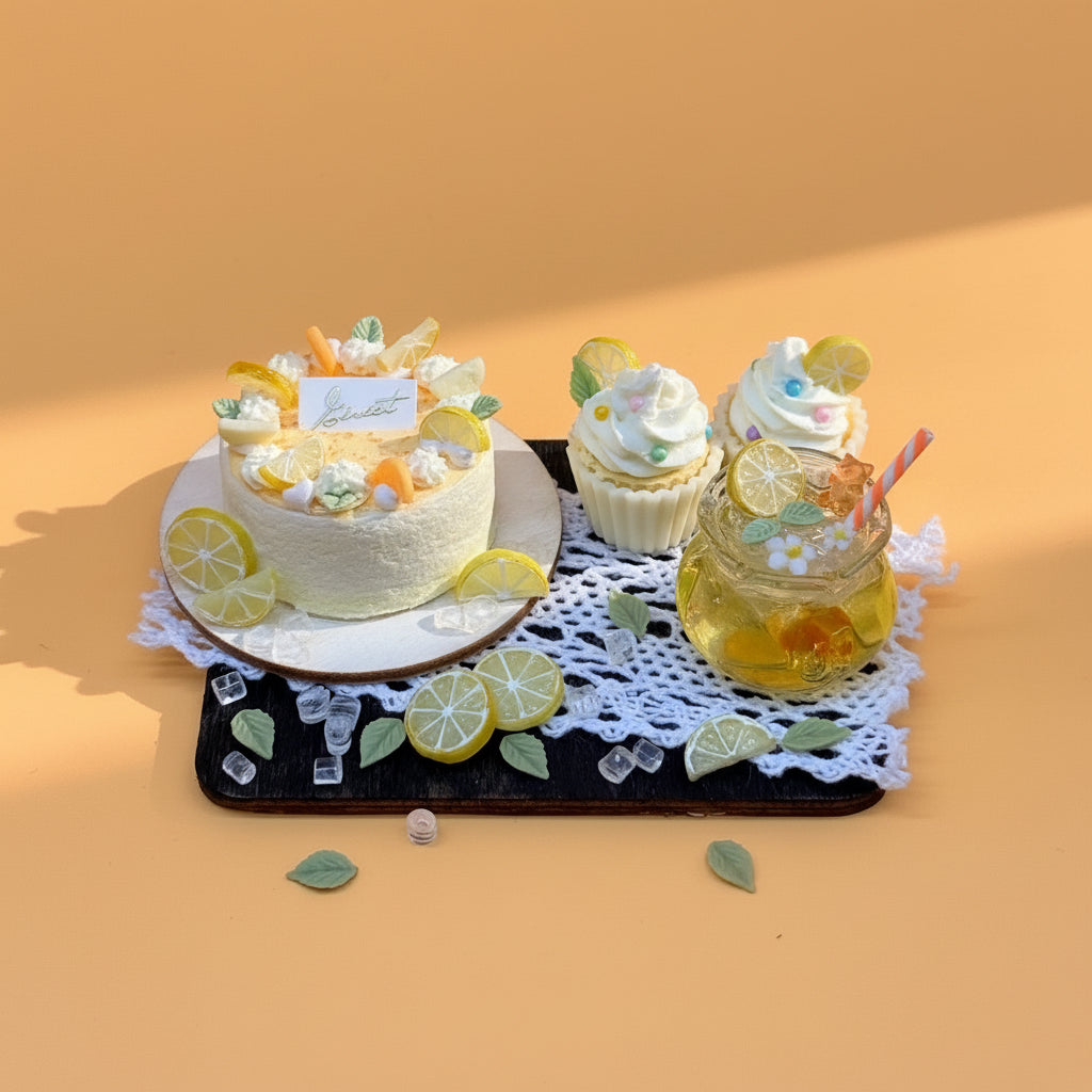 Plateau miniature décoratif – citron