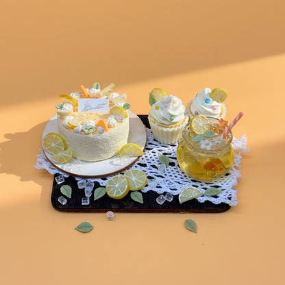 Plateau miniature décoratif – citron
