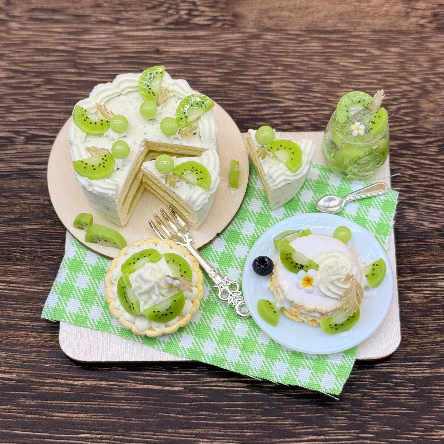 Plateau Miniature Décoratif – Kiwi