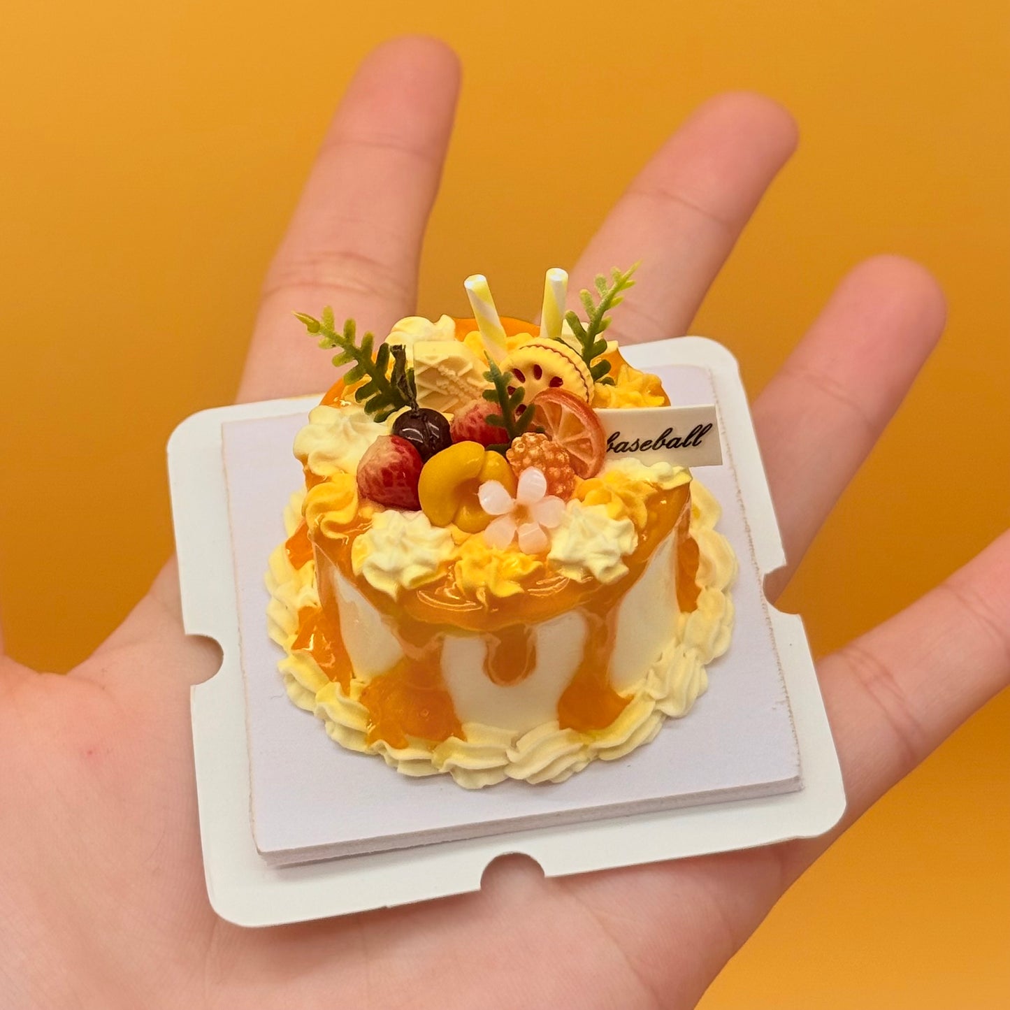 gâteau miniature mangue fait main – Petinid
