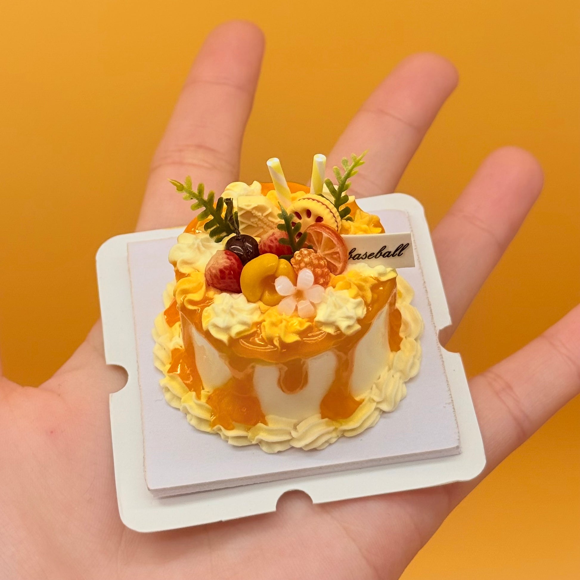 gâteau miniature mangue fait main – Petinid