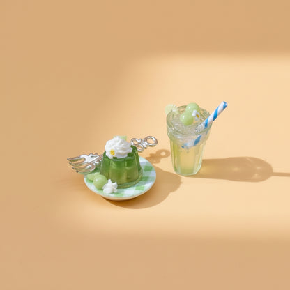 Plateau Miniature Décoratif - Raisin Vert