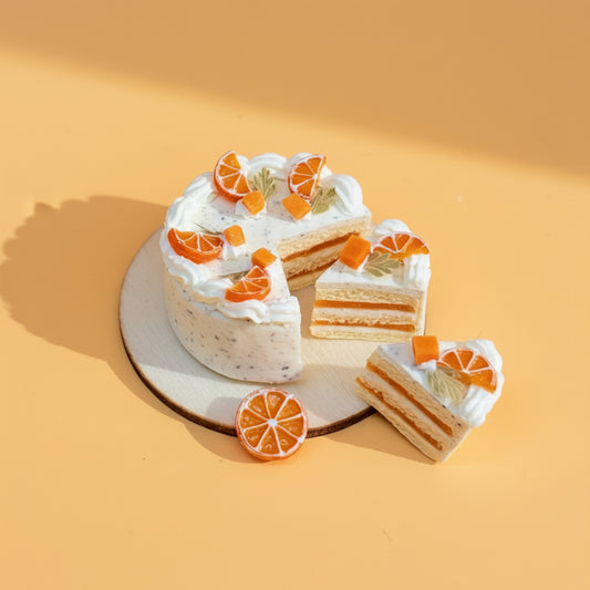 Plateau miniature décoratif – orange