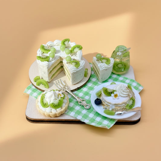 Plateau miniature décoratif – kiwi