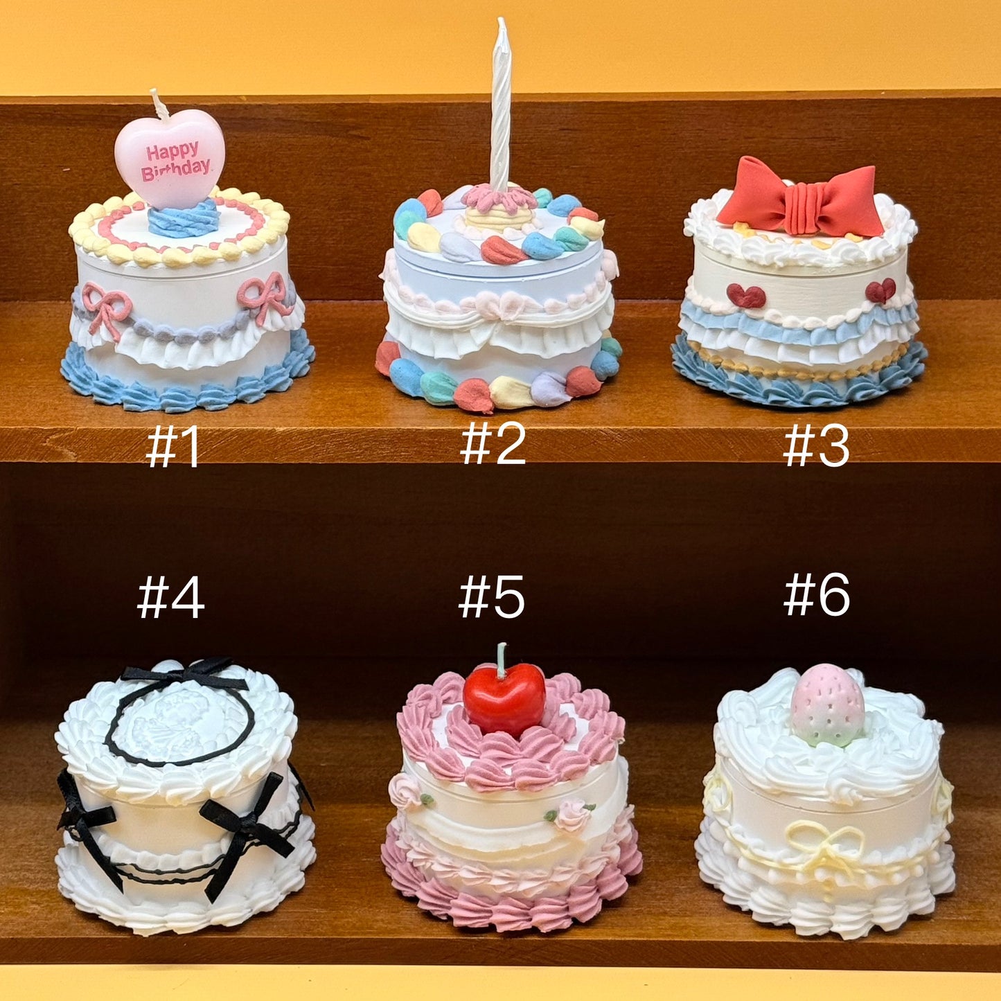 Boîte à Bijoux Miniature – Mini Gâteau