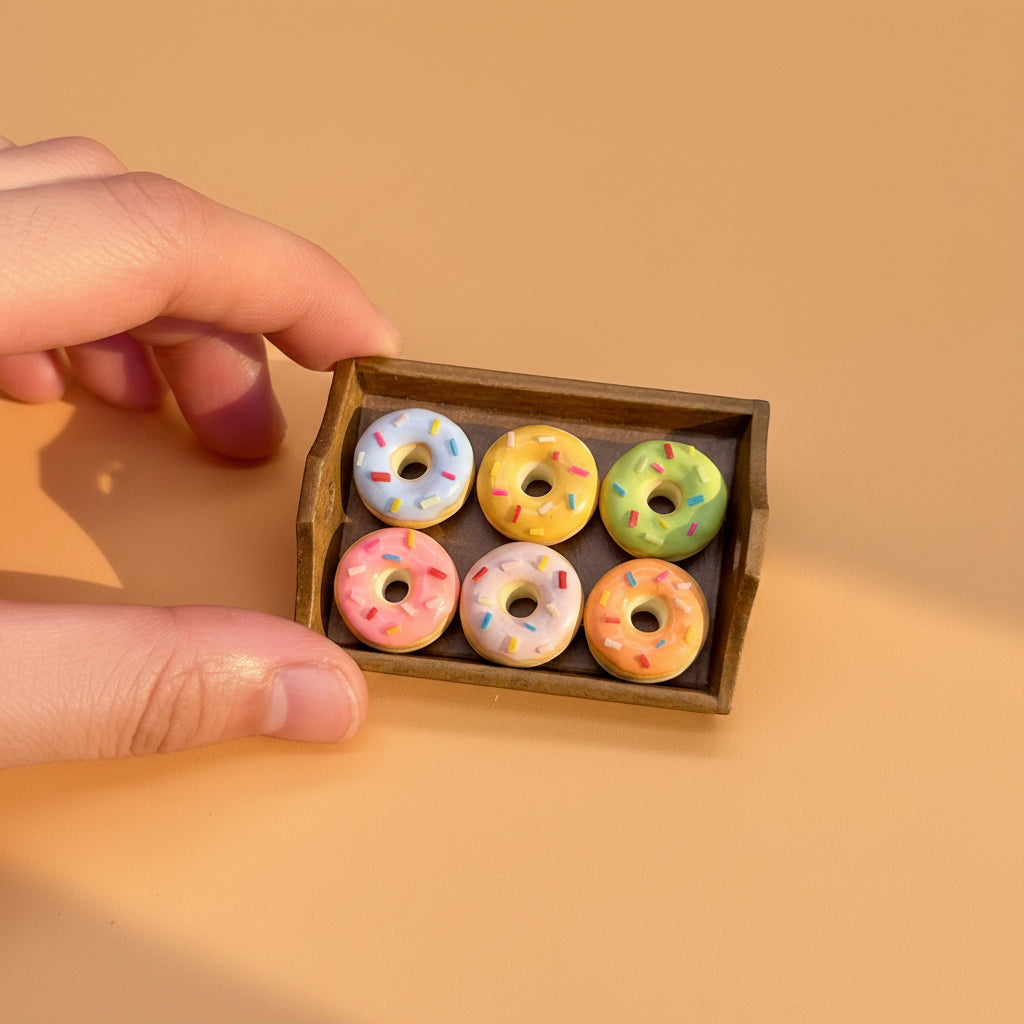 Mini Donuts Pastel en Argile