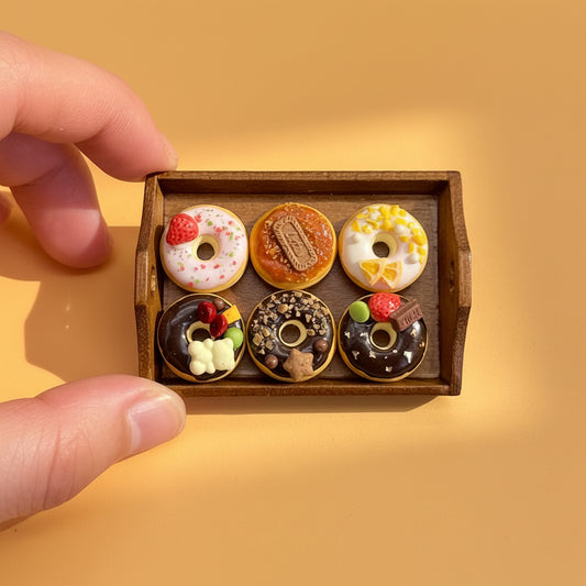 Collection de Donuts Miniatures – Création Artisanale Unique