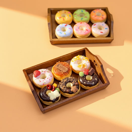 Collection de Donuts Miniatures – Création Artisanale Unique