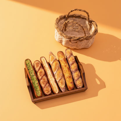 Baguettes Gourmandes Miniatures – Création Artisanale Unique