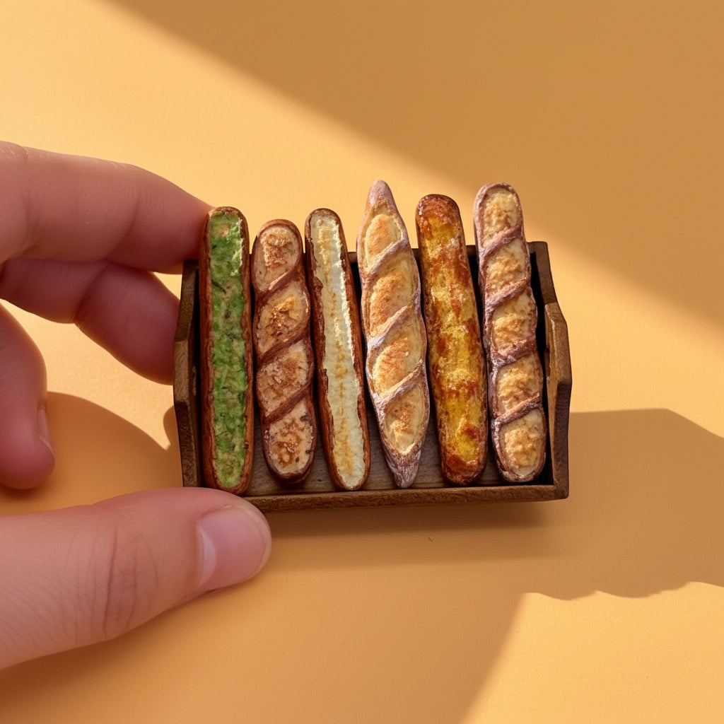 Baguettes Gourmandes Miniatures – Création Artisanale Unique